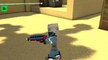 [Block Force - Pixel Style Gun Shooter Game] Challenge #2 run around and kill