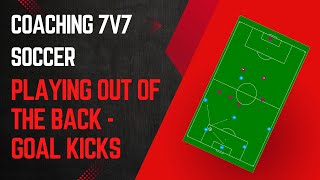 Ep. 9 - Playing out from the Back - Goal Kicks - Restarting play from your goalkeeper - 7v7 Soccer