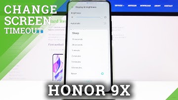 How to Change Screen Timeout in Honor 9x – Set Blackout Time