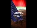 Aurora lights captured from space