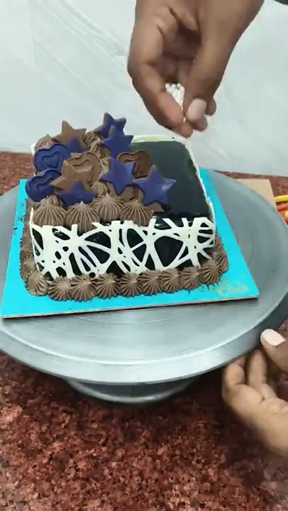 chocolate square shape cake#shortsfeed#trending#shorts#chocolatecake#viral#shorts#cake#video#