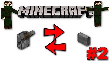 Minecraft How To: Turn A Lever Into A Button / A Button Into A Lever #2