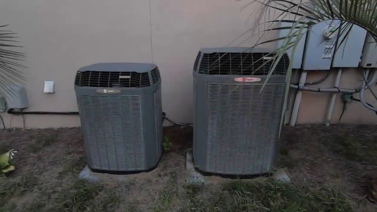 DualZone 2008 Trane XL16i heat pumps YouTube