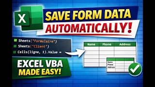 Excel VBA: Auto-Save Data to Another Sheet