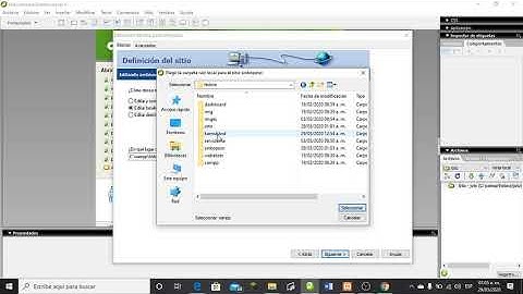 Como configurar un sito en un servidor XAMPP en Dreamweaver 8