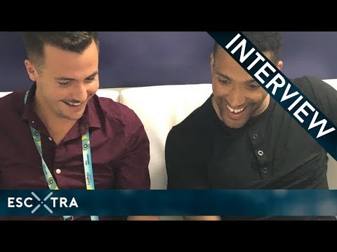 LIVE INTERVIEW: Cesár Sampson (Austria 2018) // ESCXTRA.com