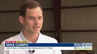 Flytrex working to expand food delivery in Wake County, nationwide