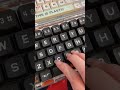 ThOCKY keyboards 🤌🏻 #asmr #asmrkeyboard #thockykeyboard