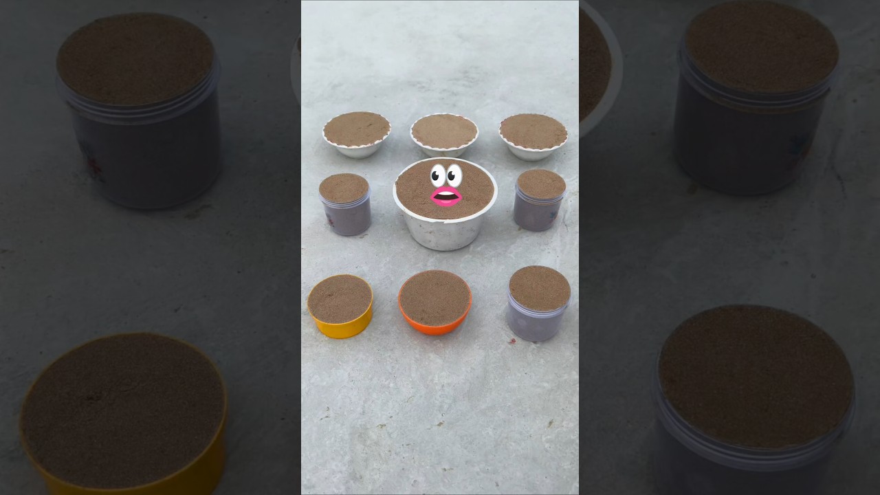 46 Second Relaxing Glass and Cup Sand cake (as-6)