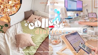 college diaries ep.4 | studying for finals, decluttering my room, running errands, unboxing, foods screenshot 1