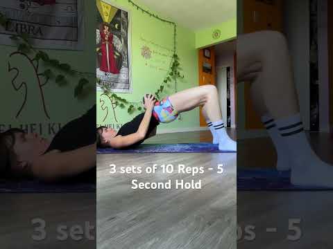 Db Hip Raises with 5 sec hold  - 3 Sets of 10 Reps