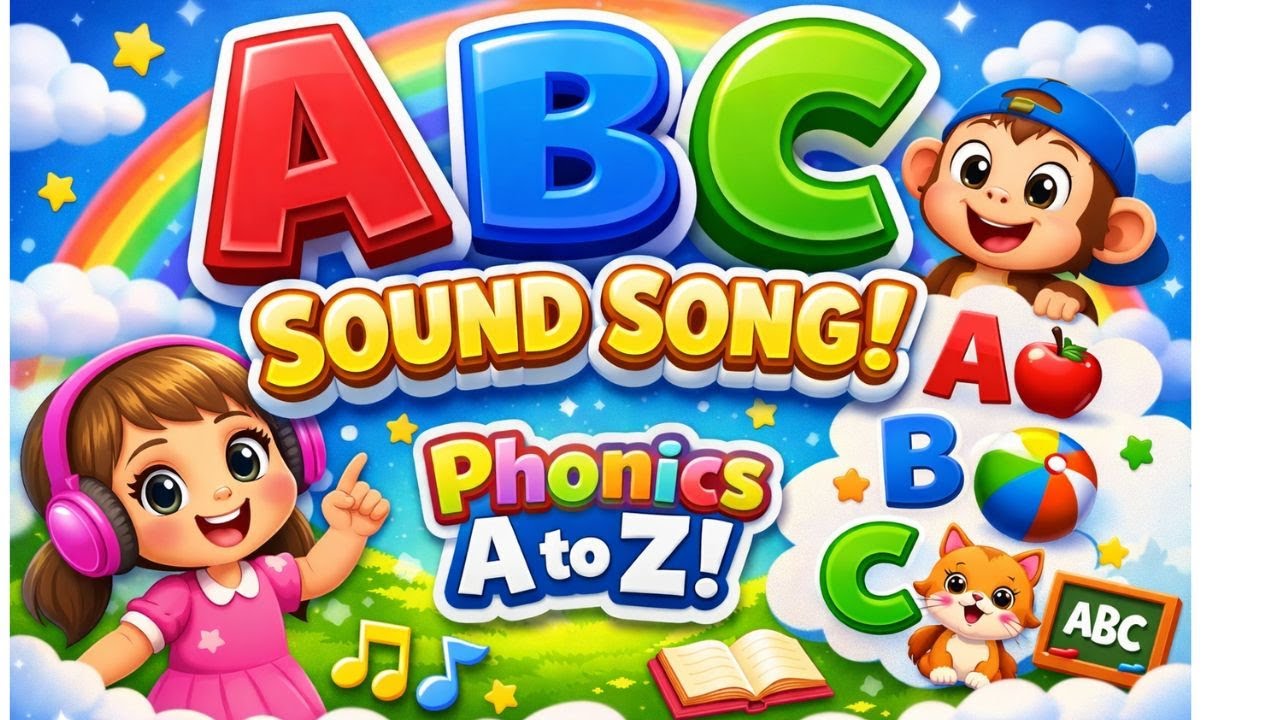 ABC Sound Song | Alphabet Phonics A to Z | Learn Letter Sounds | Kids ...