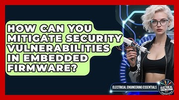 How Can You Mitigate Security Vulnerabilities In Embedded Firmware?