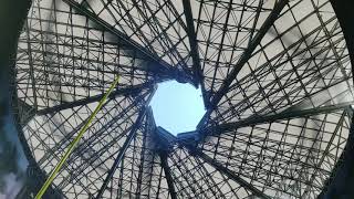 Mercedes-Benz Stadium roof opening (time-lapse)
