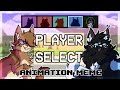 Player select  animation meme