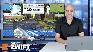 Swift Zwift Tip: Route Badge Unlock SHORTCUT // Innsbruck Lutscher CCW