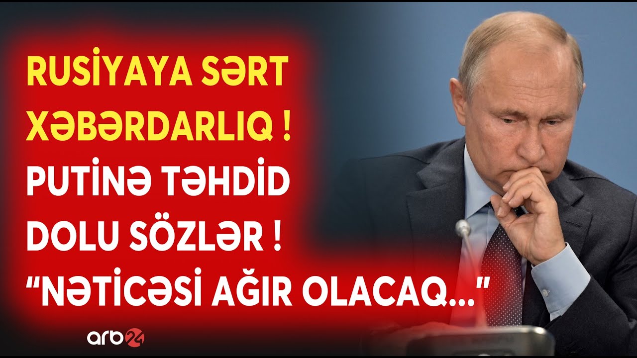 TƏCİLİ! ABŞ-dən Putinə SƏRT XƏBƏRDARLIQ: 