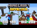 SOBREVIVÍ 200 Días en Minecraft Skyblock (Después de 6 años sin jugar)