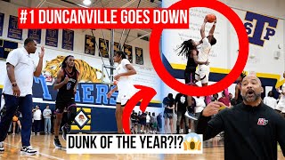 HUGE TEXAS UPSET #1 RANKED Duncanville VS Stony Point Mic'd up FUTURE D1 | DUNK OF THE YEAR?!? 😱