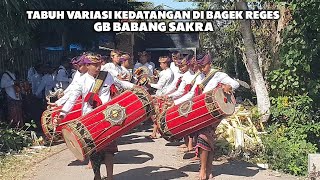 TABUH VARIASI SELAMAT DATANG GENDANG BELEQ BABANG BATU BANGKA SAKRA LIVE DI BAGEK REGES SAKRA TIMUR