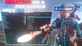 Cheating on 600 pop server with best cheat on market FT.division