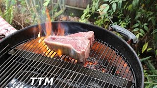 In this easy cooking video, i review my new slow 'n sear plus
http://amzn.to/2f6vjbf bbq accessory for weber kettle charcoal grill
and use it to cook a st...
