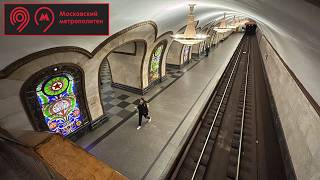 #moscowmetro  The Holy Cathedral of Novoslobodskaya (Koltsevaya Line) screenshot 5