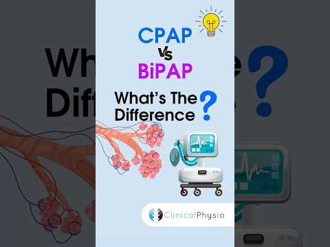 CPAP vs. BiPAP #respiratorytherapist #respiratorycare #physiotherapy