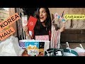 HUGE KOREA HAUL + GIVEAWAY || KRITIKA KHURANA