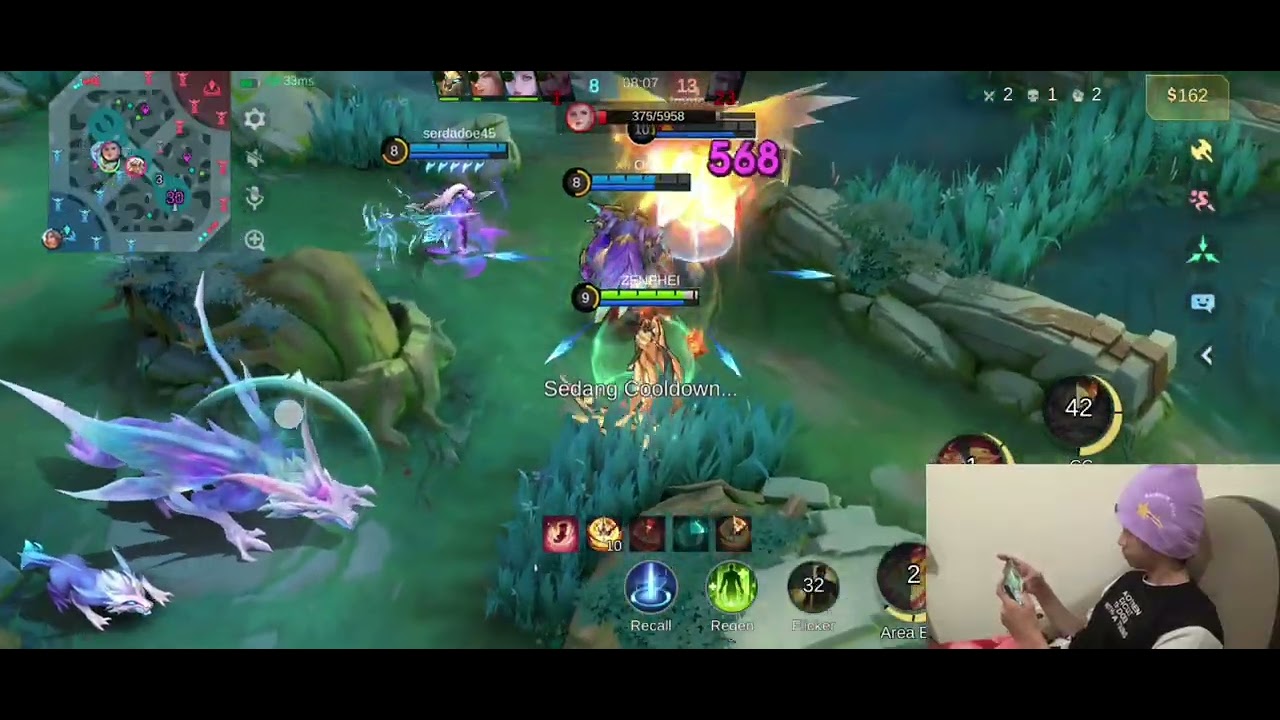 Nyoba main rank pake Zetian di Mobile Legend😵‍💫