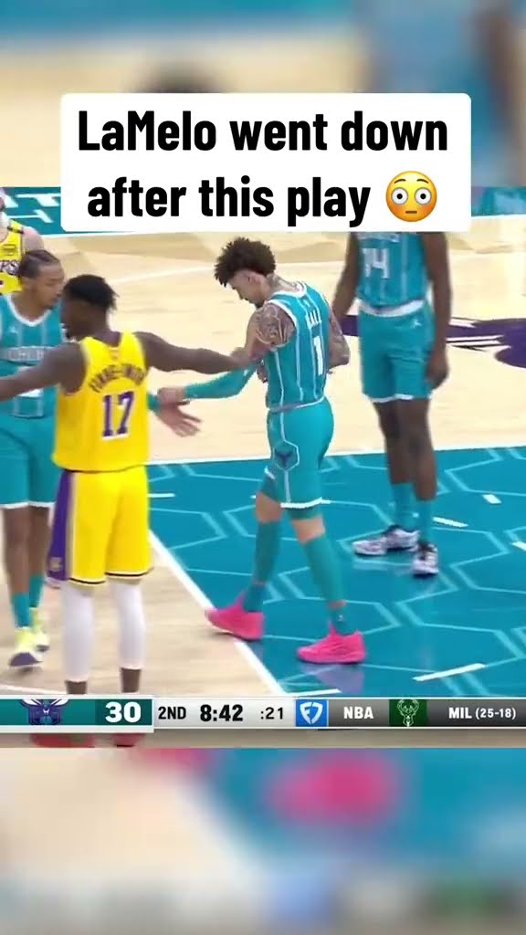 LaMelo Ball would go into the locker room after noticeably limping on court.