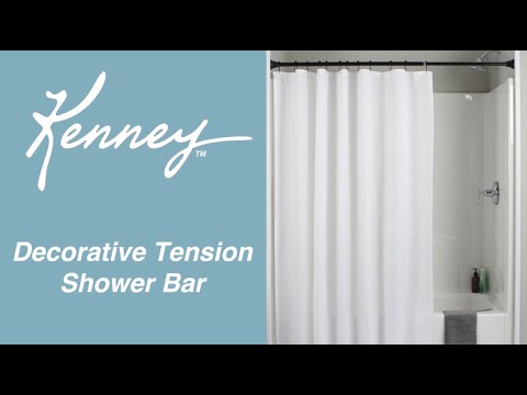 Kenney White 4-Tier Pole Shower Caddy
