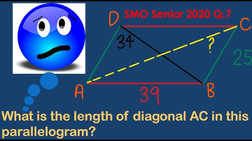 Parallelogram Diagonals using Apollonius Theorem