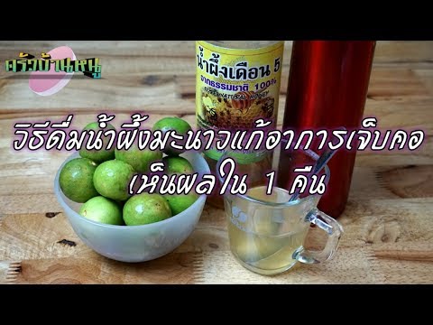 วิธีดื่มน้ำผึ้งมะนาวแก้อาการเจ็บคอ เห็นผลใน 1 คืนชัวร์ 100% | ครัวบ้านหนู