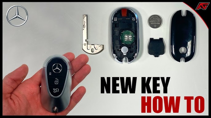 NEW Mercedes Benz key fob battery replacement - EASY DIY 