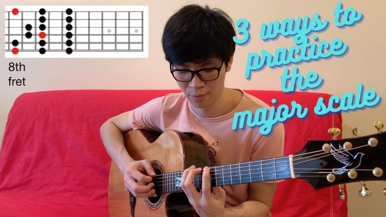3 Ways To Practice The Major Scale On Guitar (Intermediate Level Guitar ...