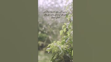 سورة يس # اية ٨١