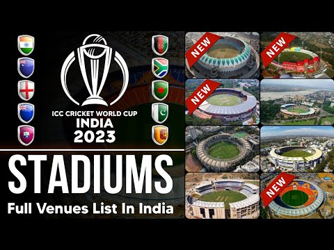 ICC World Cup 2023 Stadiums List In India | World Cup 2023 Stadiums And Venues |