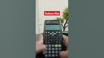 Converting inchi to c.m in calculator fx-991ES plus