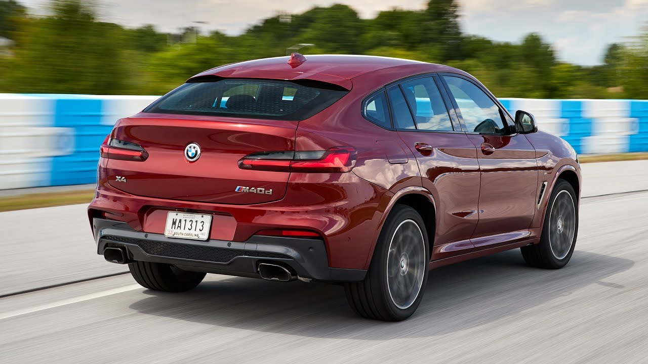 2019 Bmw X4 M40d Flamenco Red South Carolina Media Event Driving Interior Exterior