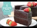 Eggless moist chocolate cake recipe