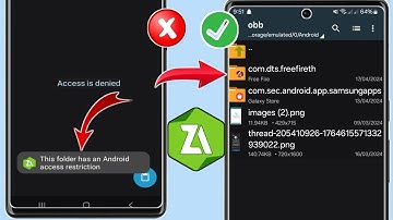 Hạn chế truy cập thư mục Obb/data - thư mục này có hạn chế truy cập Android Zarchiver (2024)