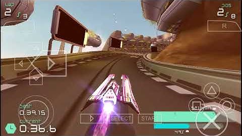 Wipeout Pulse [PPSSPP] Gameplay:#11 Grid 11 Campaign