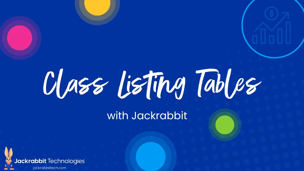 Class Listing Tables [Webinar] - YouTube