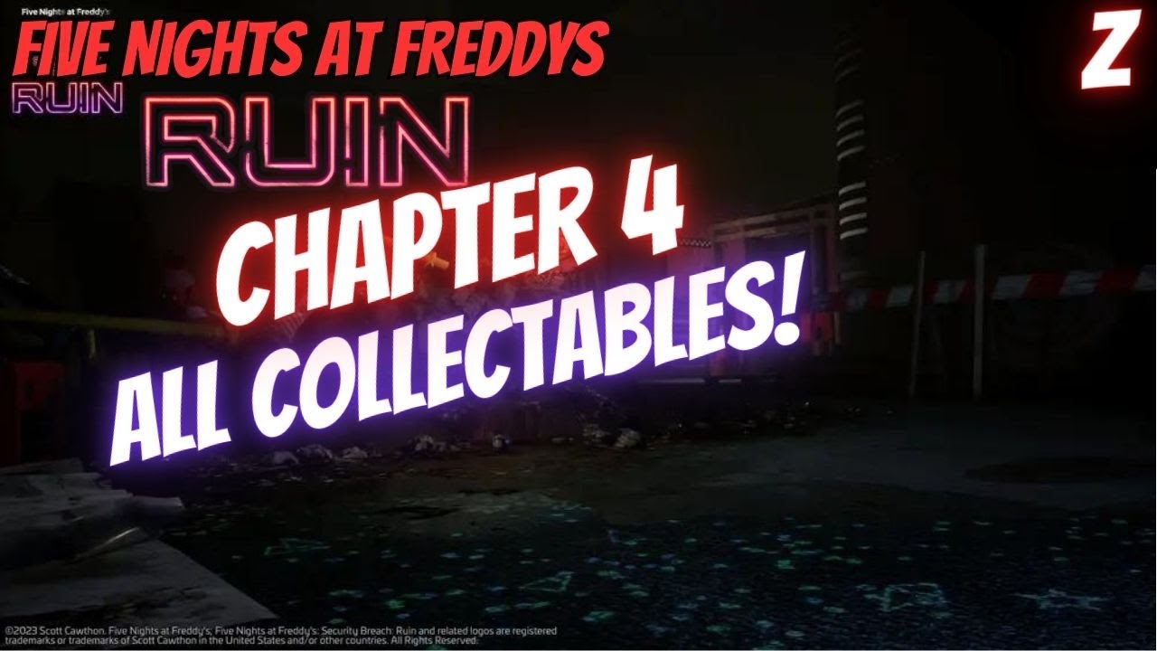 Five Nights At Freddy's: Security Breach - Ruin: All Collectibles