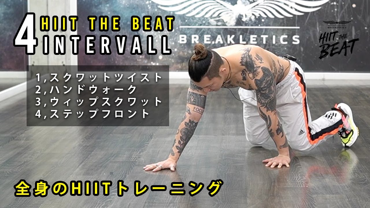 3分全身体幹トレーニング | HIIT THE BEAT | 自宅でもできるHIIT