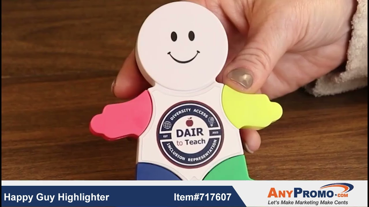 Promo Product Review: Happy Guy Highlighter | AnyPromo 717607