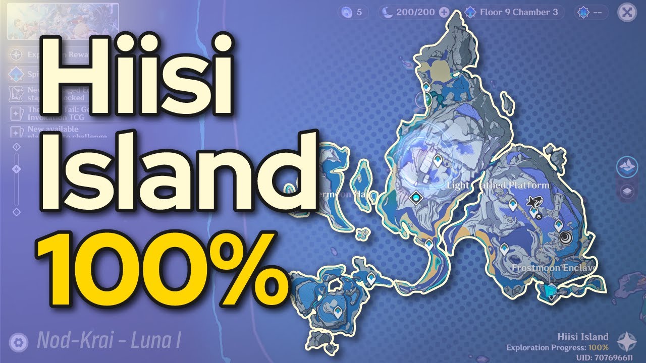Hiisi Island 100% exploration guide