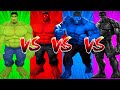 SUPERHERO COLOR DANCE CHALLENGE Hulk vs Red Hulk vs Blue Hulk vs Black Hulk