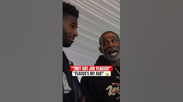 Deion and Shedeur talking Browns during the draft 😂 (via @welloffmedia)